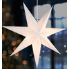 BRUBAKER 60 cm Paper Christmas Star for Hanging - Window