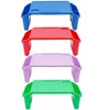 4Pcs Kids Lap Desk Tray, Plastic Breakfast Laptop Trays with