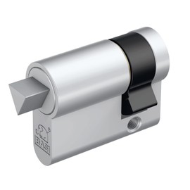 BASI Triangular Half Cylinder 10/30 mm Triangle Cylinder 8 mm External for Barrier Posts Display Boxes Fire Brigade Rubbish Container Key Switch