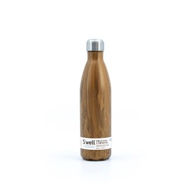S'well - Stainless Steel Water Bottle (25 Fl Oz, Teakwood)