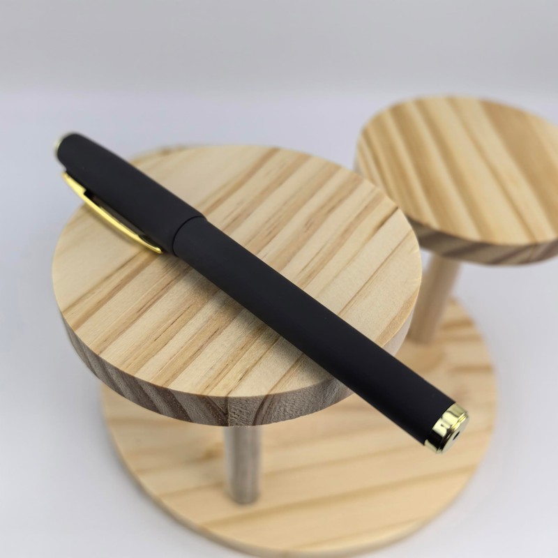 Fengtaiyuan 07P18x6, Black Gel Ink Rollerball Pens - Comfortable Non-Slip