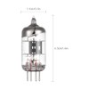 WINGONEER 2pcs 5654 6J1 Preamp Electronic Vacuum Tube 7 Pin