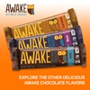 Awake Caffeinated Chocolate Bars - Dark Chocolate, 12 Bars -