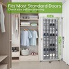Unjumbly Over the Door Shoe Organizer with 40 Large Breathable