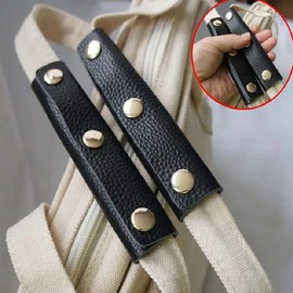 Handbag Handle Wrap Cover, PU Leather Handle Wrap, Soft Leather Purse Handle Wrap Covers, Purse Strap Cover Pad, Handle Grip Protector for Bag, Travel Bag, Suitcase, Luggage