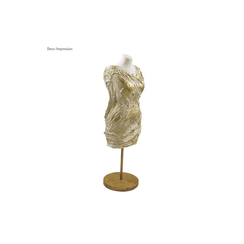 Rayher Female Torso, 25 cm, Polystyrene White, Torso Bust Female,