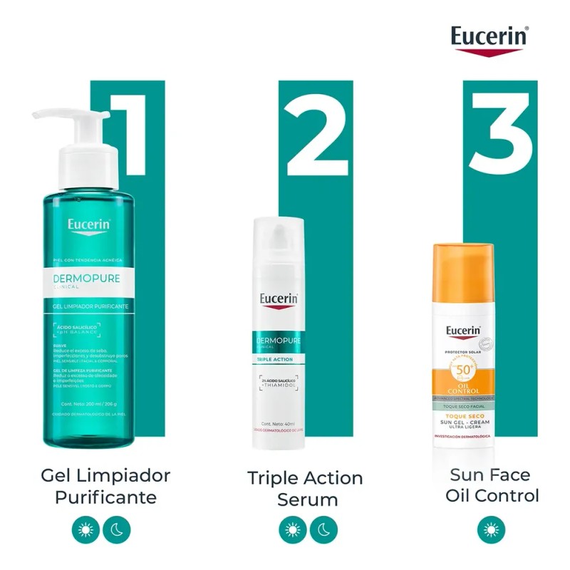 Gel Limpiador Purificante Dermopure Clinical Facial Eucerin