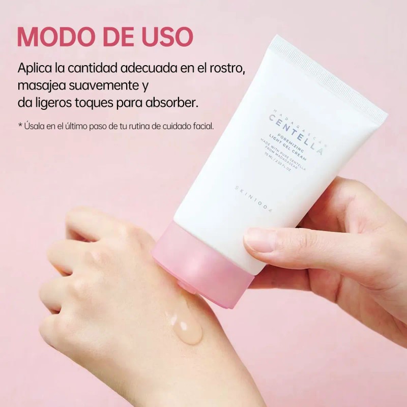 Skin1004 Gel Crema Ligera Poremizing Centella Madagascar