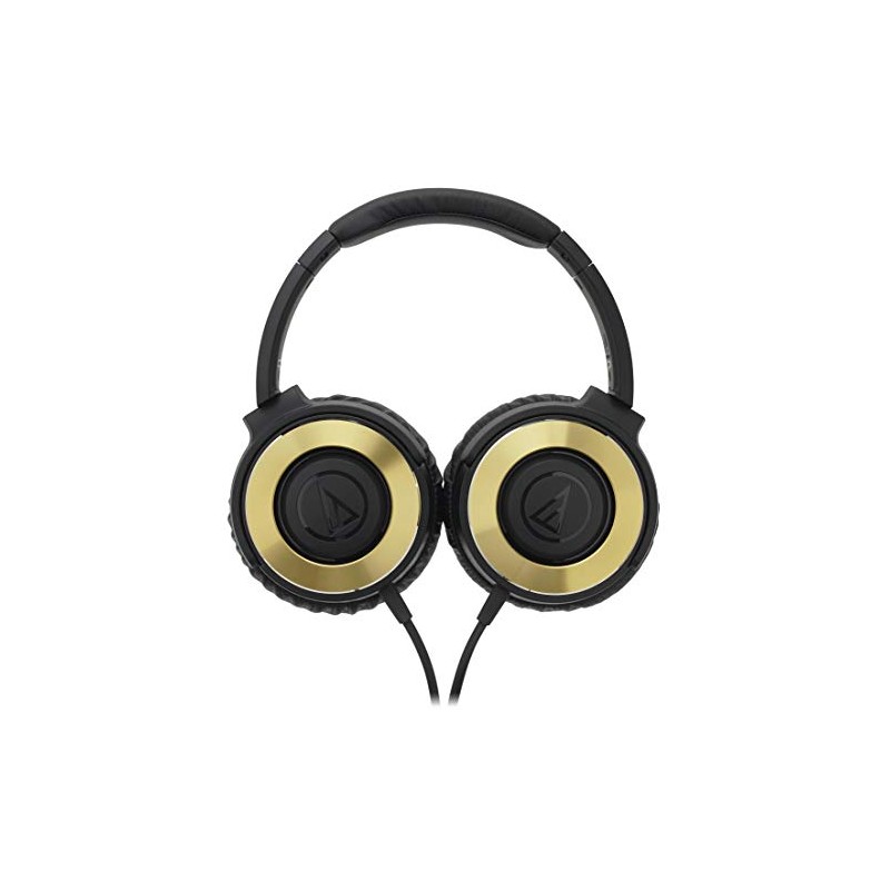 オーディオテクニカ SOLID BASS ポータブルヘッドホン 重低音 ブラックゴールド ATH-WS550 BGD