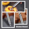 Stainless Steel Fruit Core Remover: Fruit Corer Removing Tool Easy