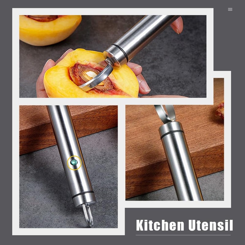 Stainless Steel Fruit Core Remover: Fruit Corer Removing Tool Easy