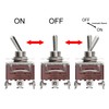 Heschen metal toggle switch, KN3C-113, SPDT ON/OFF/(ON) side momentary 3