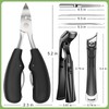 2025 Toenail Clippers for Seniors Thick Toenails, Angled Head Large