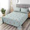 Pamnest Full Size Bed Sheet Sets, Cute Bee Honey Soft