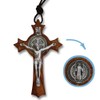 Crucifix Necklace – Saint Benedict Cross with Benediktusme Daille on