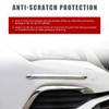 Suvnie 4 PCS Car Bumper Protector Strip, Anti-Scratch Front and