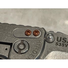 DH Flat Copper Stainless Steel Screws For Rick Hinderer XM-18 XM-24 Knife Clip Tab