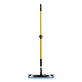 RCP 2132426 Adaptable Flat Mop Kit - Blue Head/Yellow Handle New
