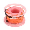 30m Plastic Wire Reel Dual Heads Hook Diving Marker Buoy