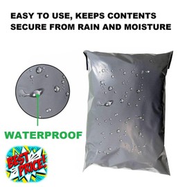 G4GADGET 50 Strong 13" X 19" Polythene Mailing Postal Bags Plastic Material Mailing Or Posting Parecels Bag for Postages Strong Self Seal