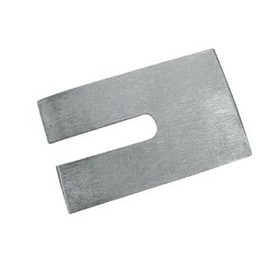 Specialty Products Company 10782 4" x 6.5" x 5° Aluminum Alloy Shim, (Pack of 6)