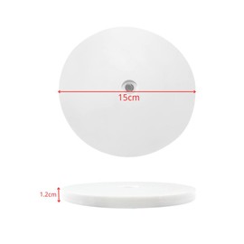 BATGXGO Rotating Tables, Clay Tools, Hobby, Ceramics, Phone, 360 Degree Rotation, Round Turntable, Teaware Fruit Storage, Condiment Stand, Small Organizer, For Kitchen Corner Cabinets, 5.9 inches (15