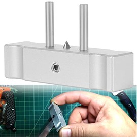 Aluminum Self Centering Scribe Doweling Jig, Center Scribe Scriber, Marking Centerline Tool for Knife, Metal, Barstock, Wood, etc