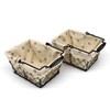 CVHOMEDECO. Primitives Country Chicken Wire Small Gift Baskets Gathering Baskets