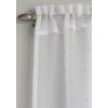 Tyrone Textiles Ltd Jewel White Diamante Voile Panel (Drop -