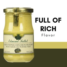 Edmond Fallot Green Peppercorn Dijon Mustard by Edmond Fallot