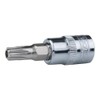 KS Tools 1/4 Inch Chrome Plus Bit Socket Torx with