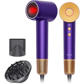 Ionic Hair Dryers Professional, High Speed Hair Dryer 180,000 RPM for Fast Drying, Best Blow Dryers for Women 1600W Powerful Fast Drying Quiet and Lightweight for Travel, Women's Gift