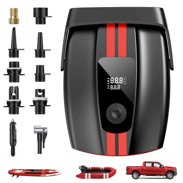ZFOX 50PSI Paddle Board Pump,Dual Motor SUP Pump with HD