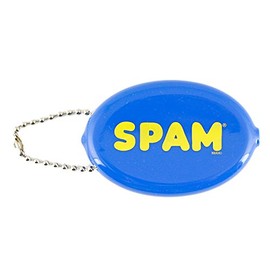 Coin Purse, Coin Purse, SPAM Spam, Rubber Coin Case, Blue, American Miscellaneous Goods, American Goods