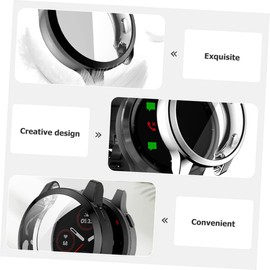 CAXUSD Tpu Electroplating Protective Shell Full Cover Screen Protector Case for Venu 2s/ 4s 6 Colors Pack