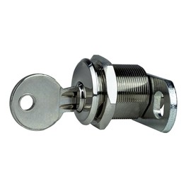 CES lever cylinder lever lock 5256 DB | hole size: 21 x 17.75 mm | locking paths A, D, F, G | furniture lock, letter box lock, locker lock, diameter: 25 mm, 2 triggers, 2 keys, different locking