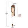 Approx. 90 cm Large Wind Chime Feng Shui Garden Weatherproof