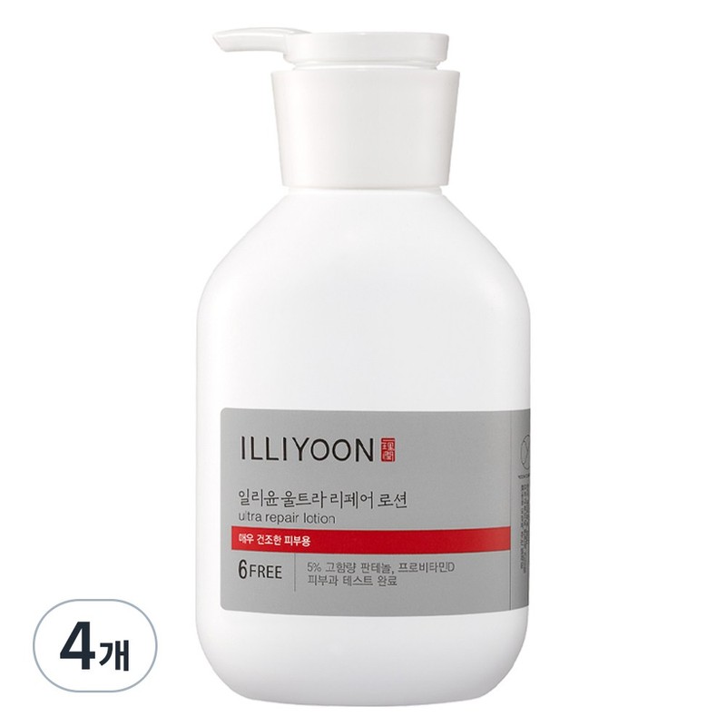 Partner_Reference 일리윤 울트라 리페어 로션 350ml 4개 / 일리윤 울트라