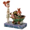 The Flintstones by Jim Shore Bedrock Buggy Wilma with Pebbles