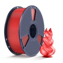 SUNLU PLA Super vibrant colors Tangle-Free PLA 1.75mm 1KG | ±0.02mm High Precision | No-Clog Filament for Smooth 3D Prints Perfect for Beginners & Pros:_PLA+ Transparent Red
