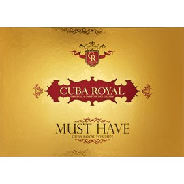 Cuba Royal for Men Gift Set (Eau de Toilette Spray 3.4 ounce, Eau de Toilette Spray 1.17 ounce, Shower Gel, After Shave, Body Spray)
