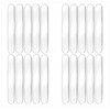20PCS Cabinet Door Bumpers, Clear Rubber Bumpers Stripes Chair Wall