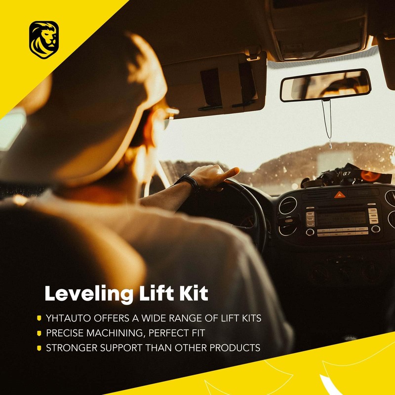 YHTAUTO 2.5 inch Front Leveling Lift Kit Compatible with Dodge