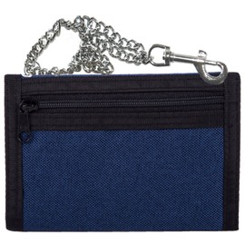 2Stoned Wallet Embroidered with Chain and Velcro Fastening Camo Gym Bag for Adults and Children, blue, m