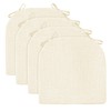 Wellsin Chair Cushions for Dining Chairs 4 Pack - Kitchen
