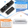 2 Pack FISUPER Remote Controller with Motion Plus for Wii/WII