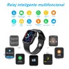 Reloj Inteligente ISDEWATCH T900 Pro Max 1.9" Sensor Cardíaco/Oxígeno Negro