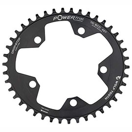 Wolf Tooth Elliptical 110 BCD 5 Bolt Chainring 42T Compatible with SRAM Flattop