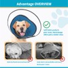 Cone Pet Cone (Blue, M(13.2"-15.5"))