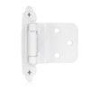 Vallecloud 4 Pack (2 Pair) 3/8" Inset White Self Closing